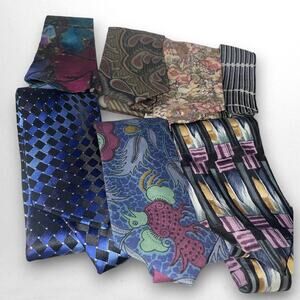 Lot of 7 men's ties various labels